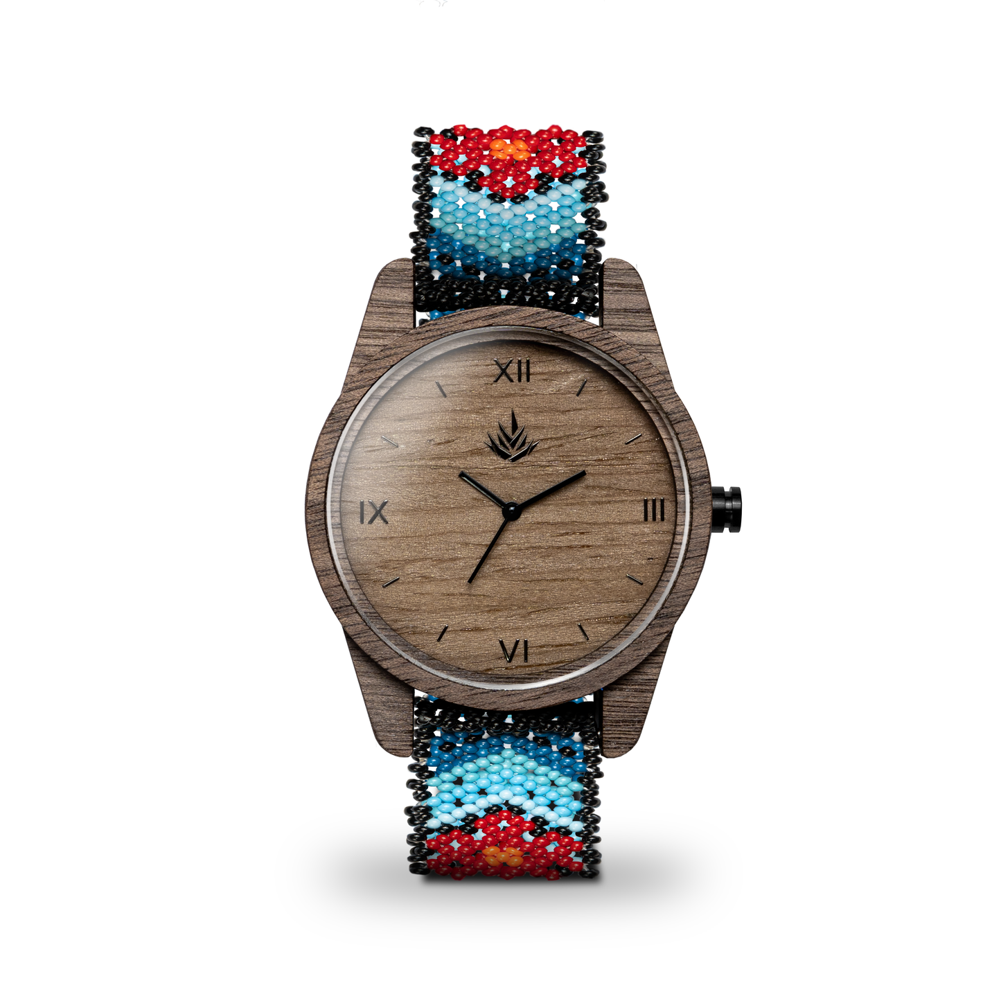 Línea Clásica | 44mm | Nogal | Arte Wixárika