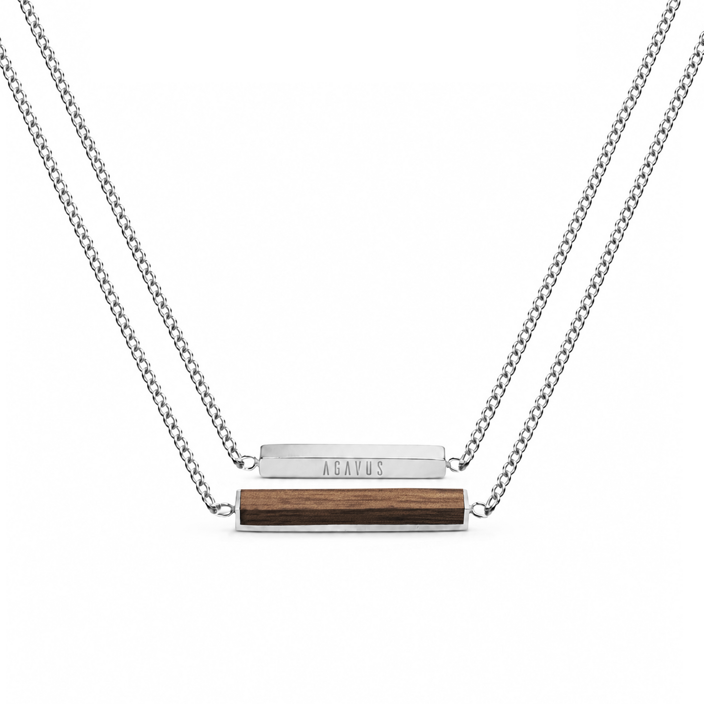 Collar | Para ella | Rectángulo | Nogal
