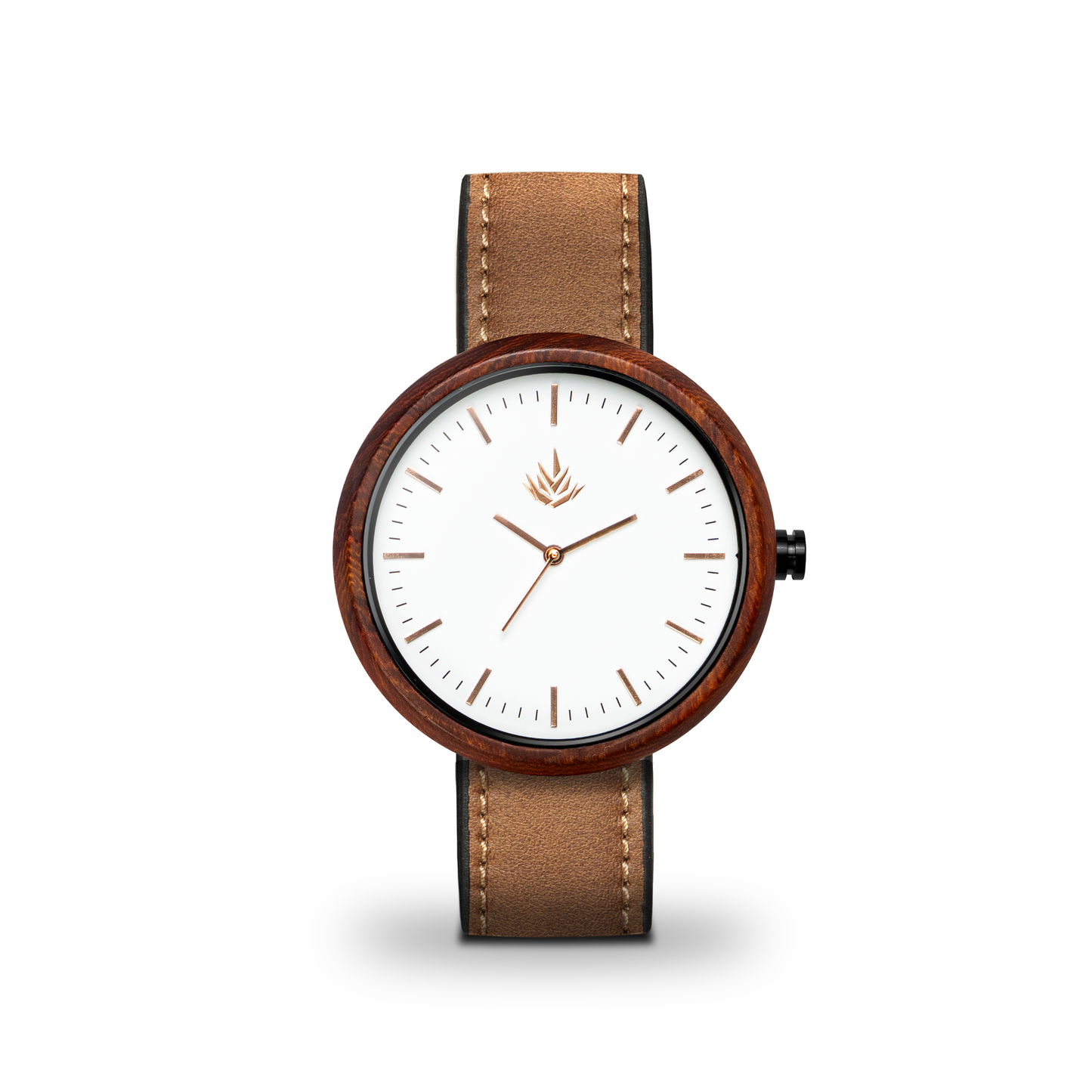 Línea Edición Especial | 37mm | Sándalo rojo | Oro Rosa | Carátula Blanca