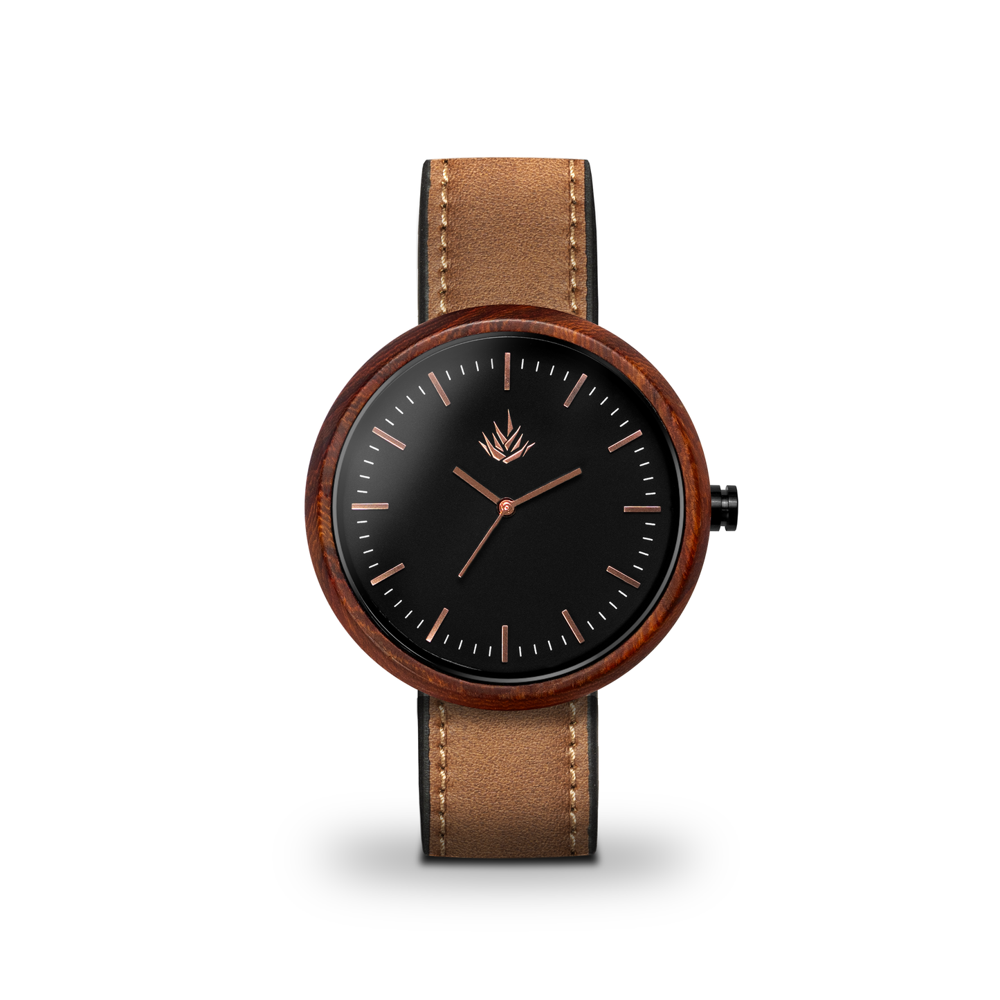 Línea Edición Especial | 37mm | Sándalo rojo | Oro Rosa | Carátula Negra
