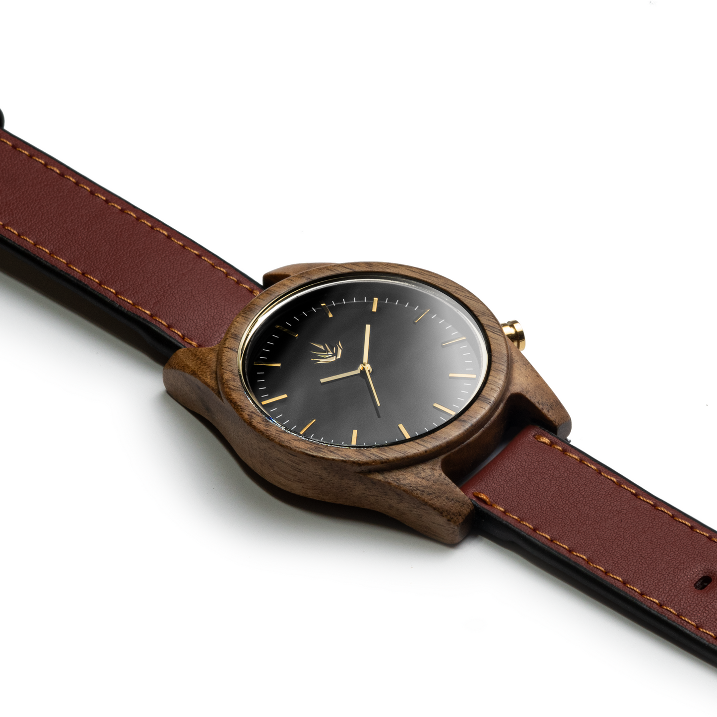 Línea Agavia | 44mm | Nogal | Carátula Negra