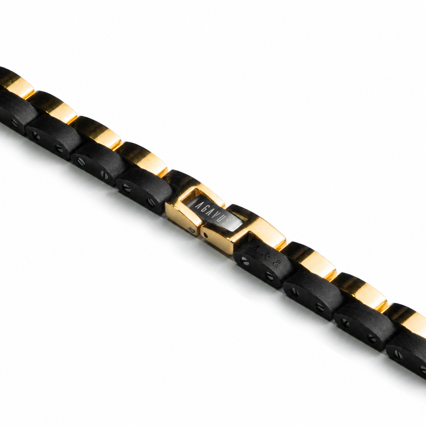Brazalete Doble | Para él | Eslabones | Ébano