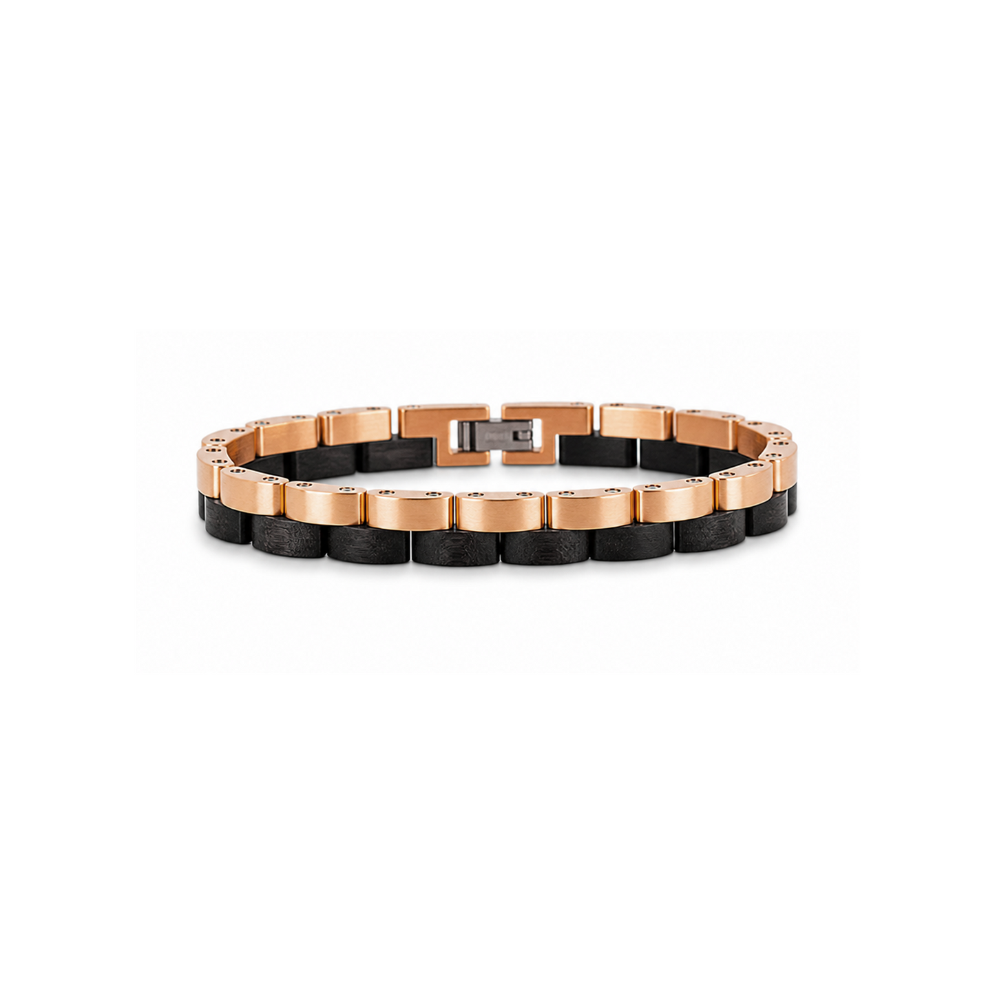 Brazalete Doble | Para ella | Eslabones | Ébano
