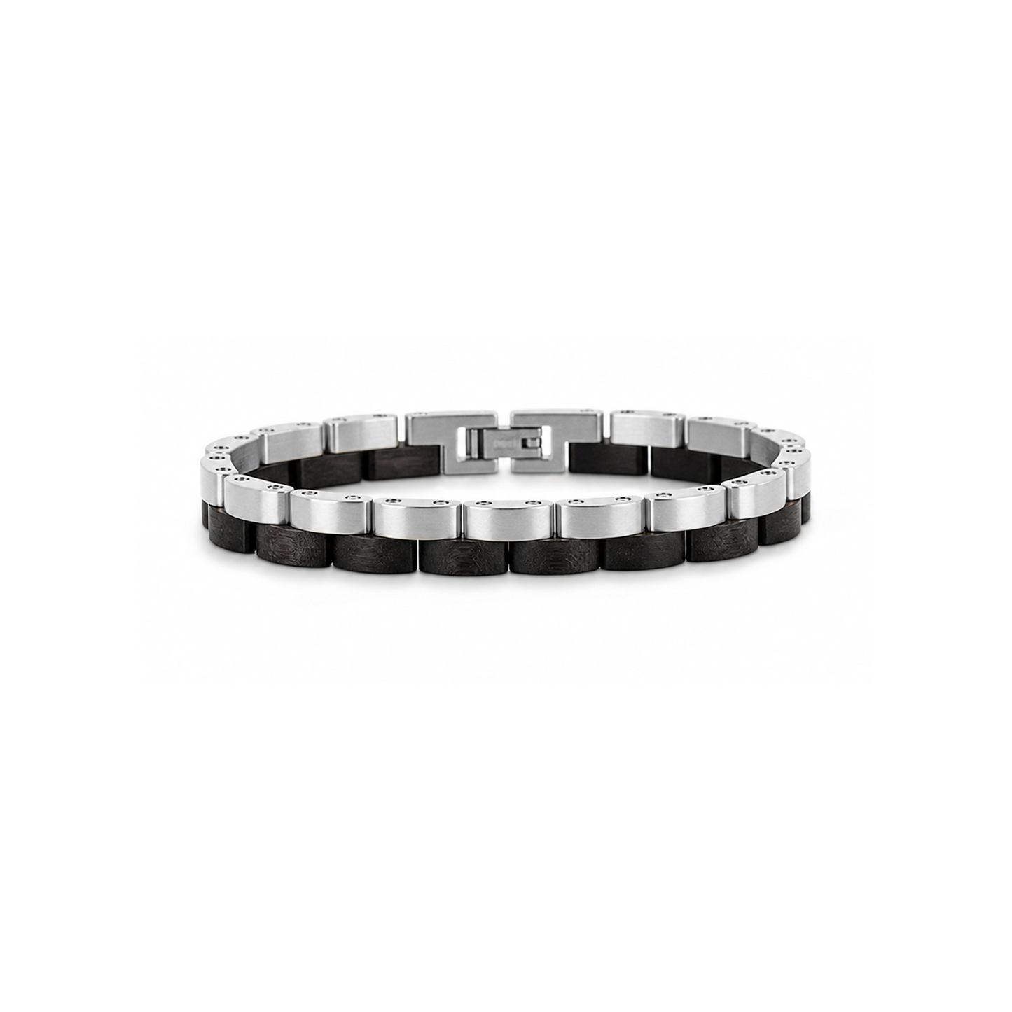 Brazalete Doble | Para ella | Eslabones | Ébano