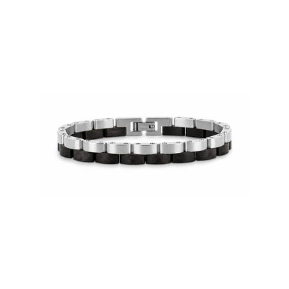 Brazalete Doble | Para él | Eslabones | Ébano