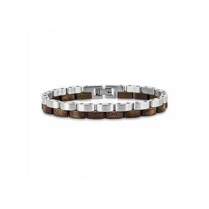 Brazalete Doble | Para ella | Eslabones | Nogal