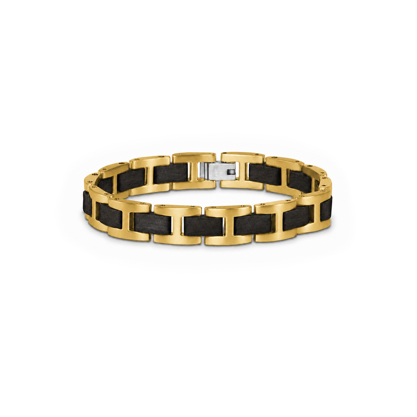 Brazalete H | Para él | Eslabones | Ébano