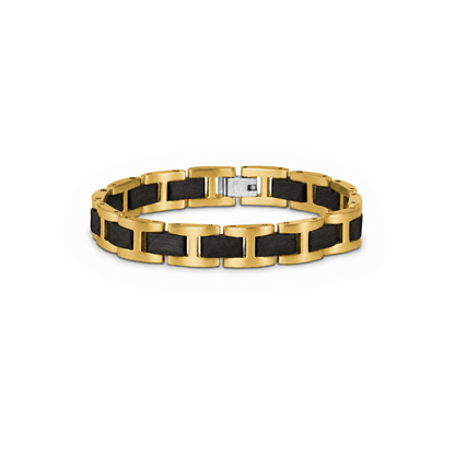 Brazalete H | Para él | Eslabones | Ébano