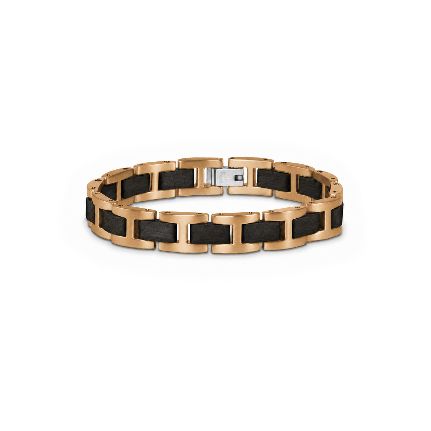 Brazalete H | Para él | Eslabones | Ébano