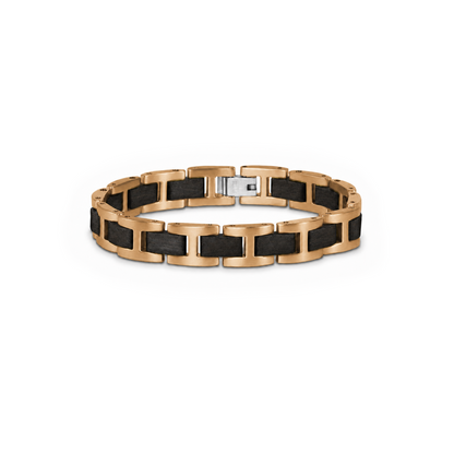 Brazalete H | Para él | Eslabones | Ébano