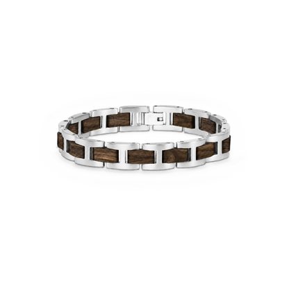 Brazalete H | Para él | Eslabones | Nogal