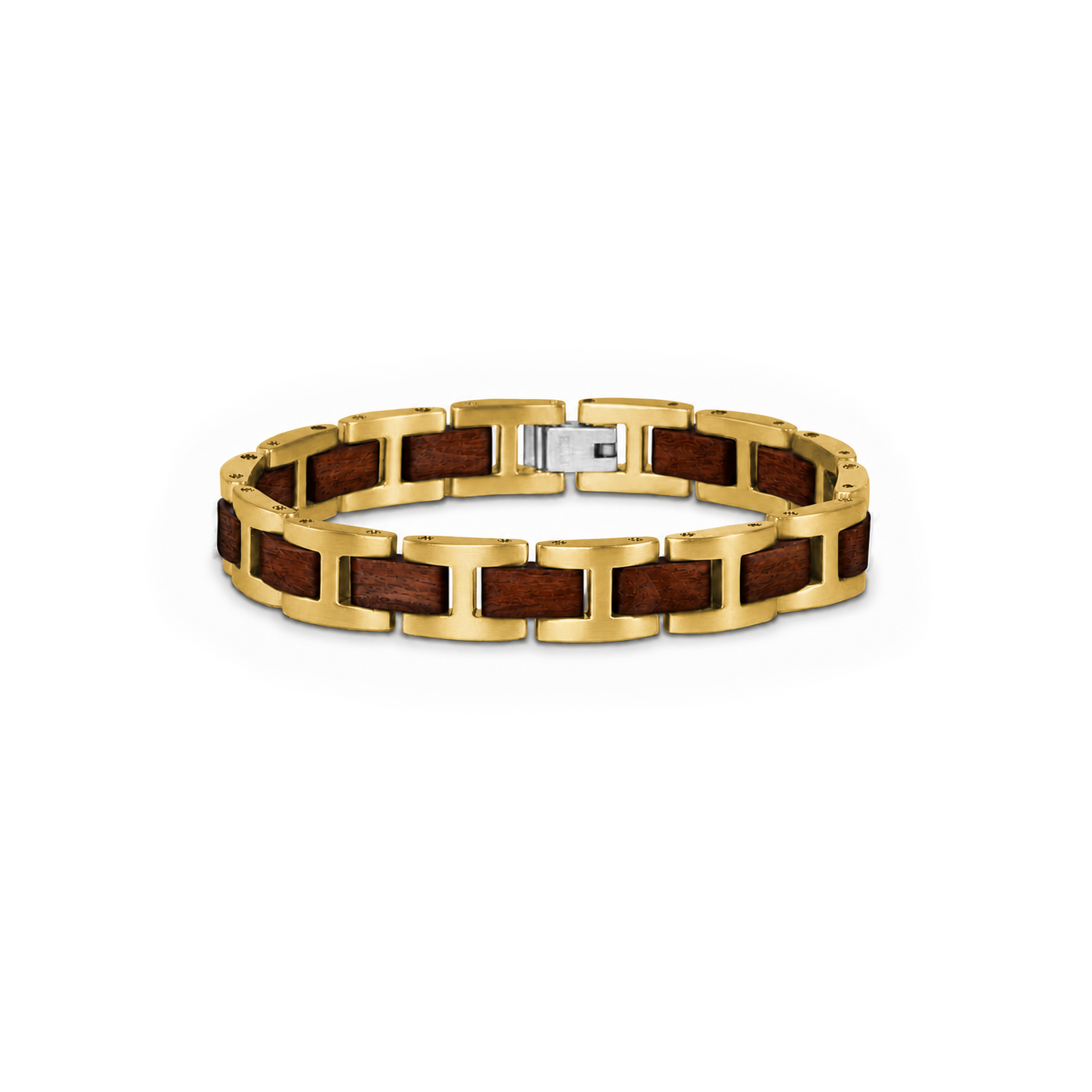 Brazalete H | Para él | Eslabones | Sándalo Rojo