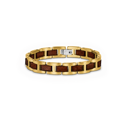 Brazalete H | Para él | Eslabones | Sándalo Rojo