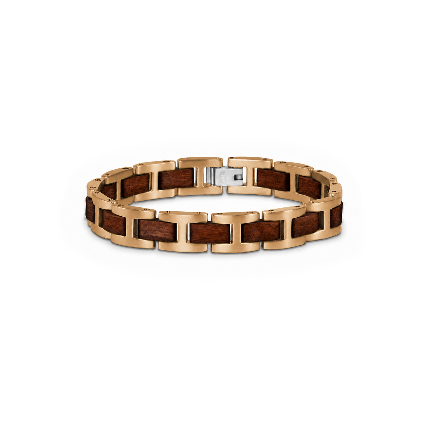 Brazalete H | Para él | Eslabones | Sándalo Rojo