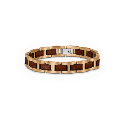 Brazalete H | Para él | Eslabones | Sándalo Rojo
