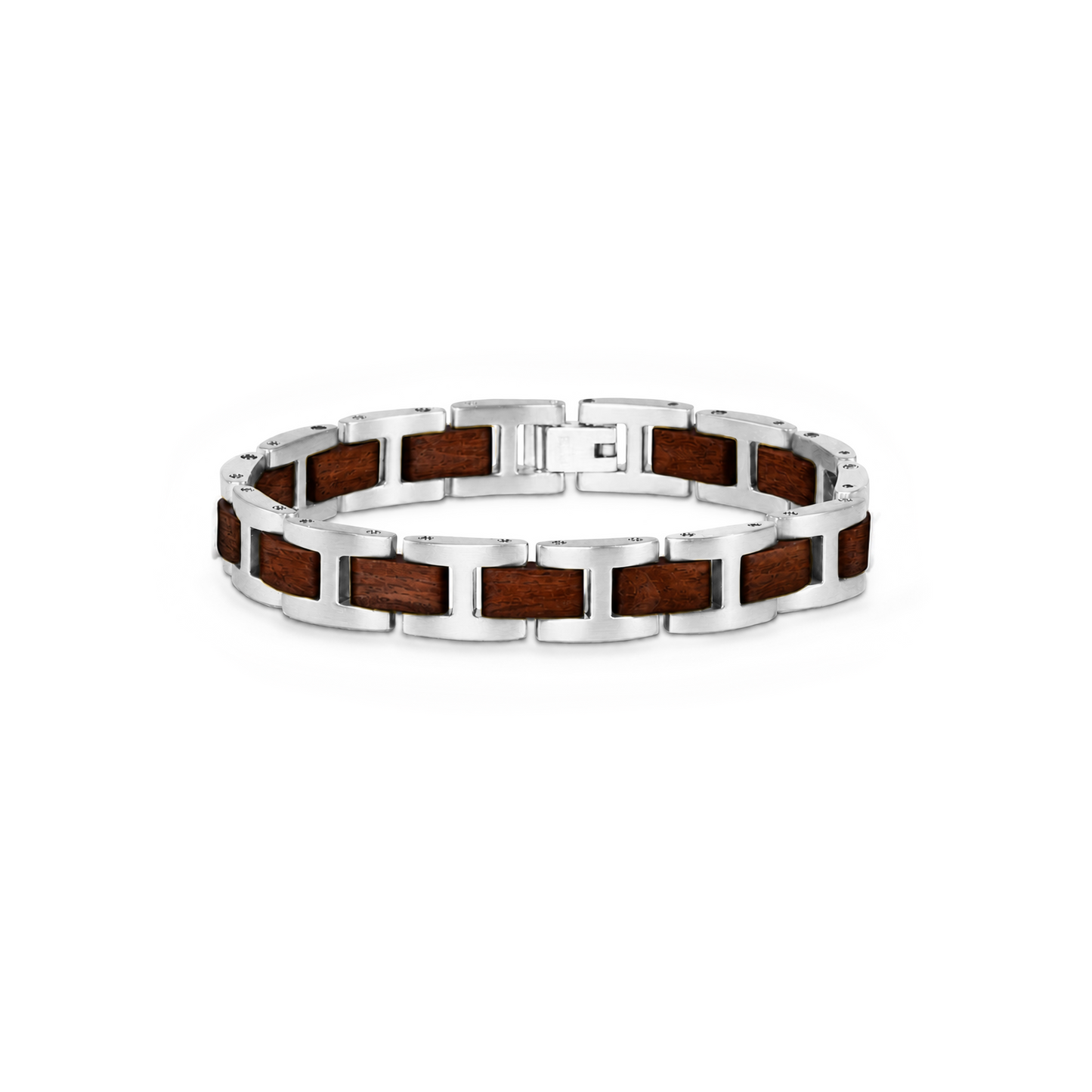 Brazalete H | Para él | Eslabones | Sándalo Rojo