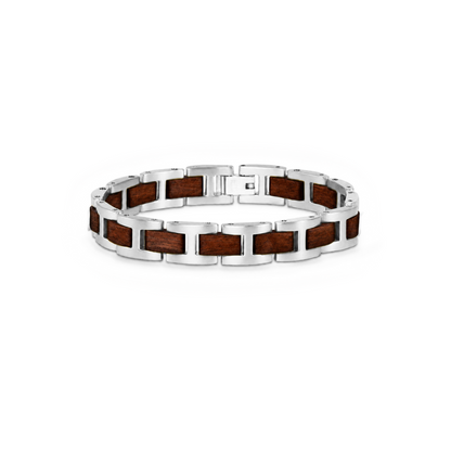 Brazalete H | Para él | Eslabones | Sándalo Rojo