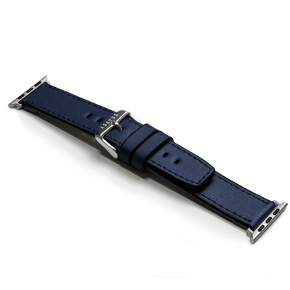 Correa | Apple Watch | Piel de Nopal | Azul Náutico