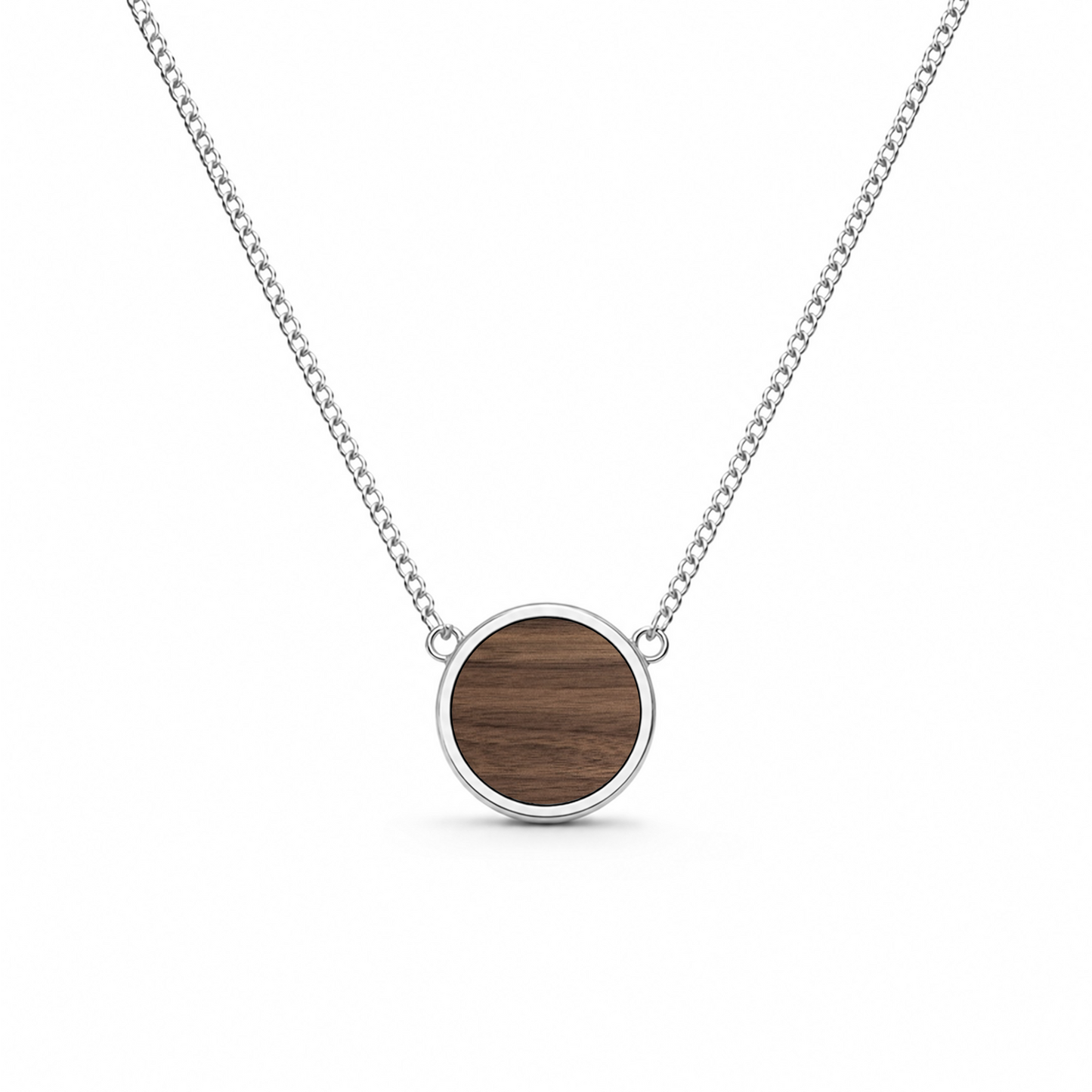 Collar | Para ella | Círculo | Nogal