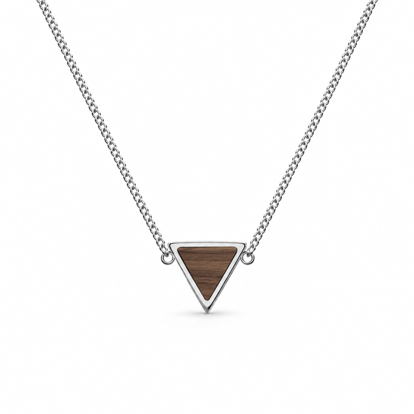 Collar | Para ella | Triángulo | Nogal