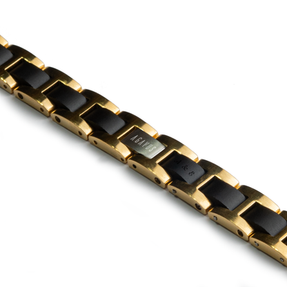 Brazalete H | Para él | Eslabones | Ébano