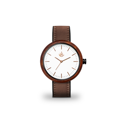 Línea Edición Especial | 37mm | Sándalo rojo | Oro Rosa | Carátula Blanca