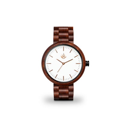 Línea Edición Especial | 44mm | Sándalo rojo | Oro Rosa | Carátula Blanca