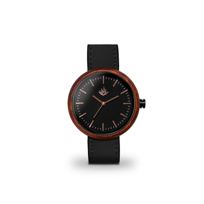 Línea Edición Especial | 37mm | Sándalo rojo | Oro Rosa | Carátula Negra