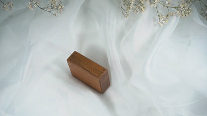 Estuche | Anillo de Compromiso | Teca