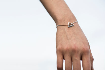 Brazalete | Para ella | Triángulo | Nogal