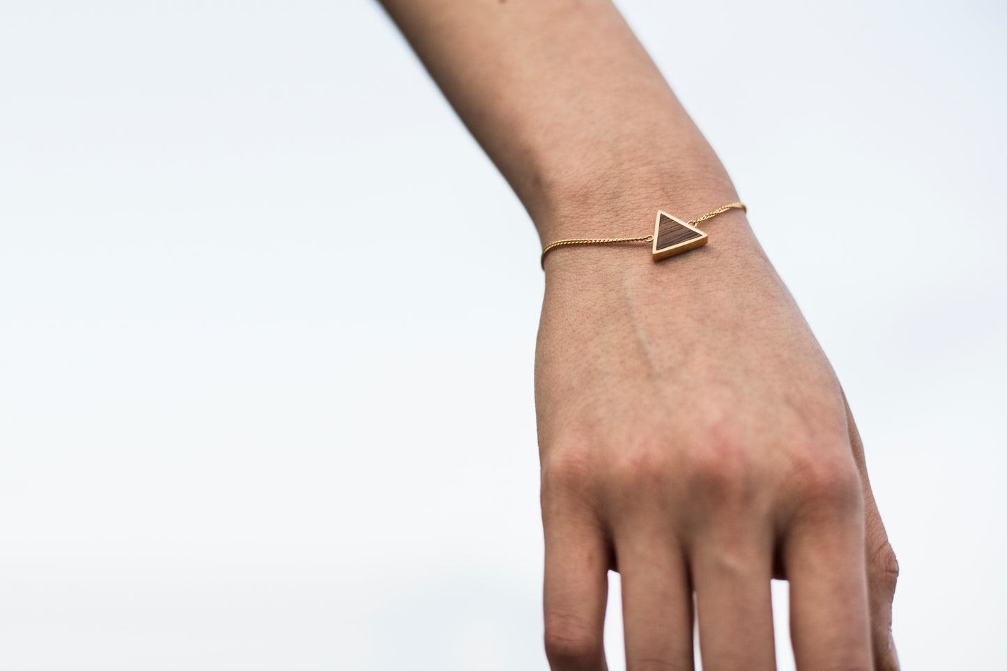 Brazalete | Para ella | Triángulo | Nogal