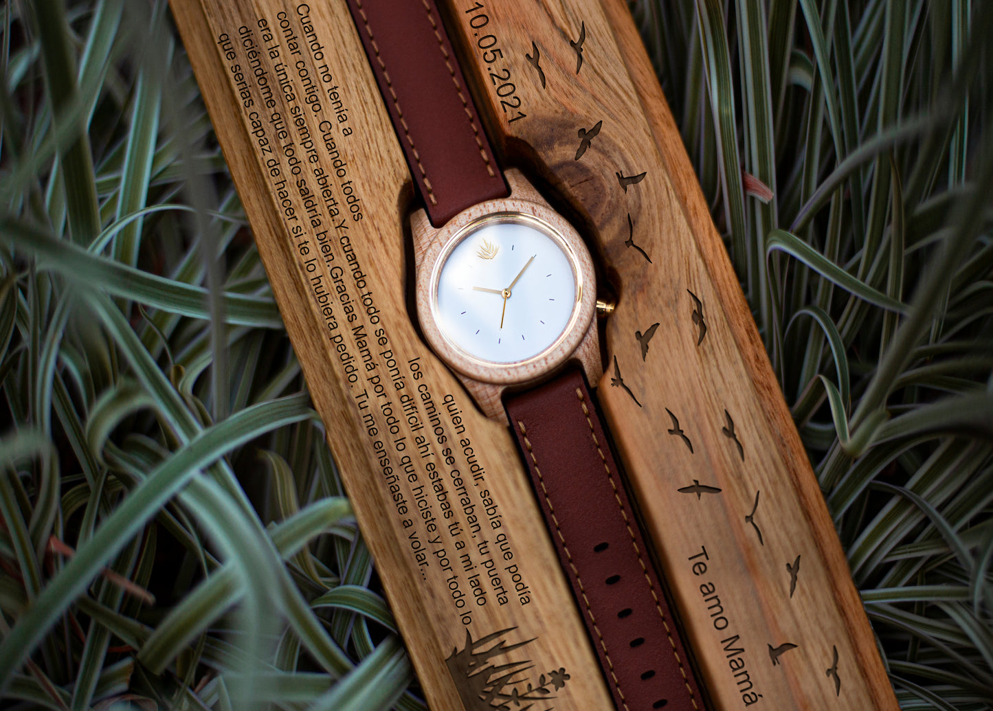 Pareja de Agavus | Línea Agavia | 37mm y 44mm | Maple