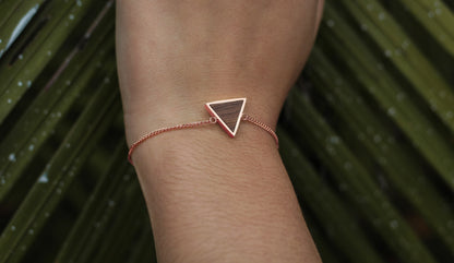 Brazalete | Para ella | Triángulo | Nogal