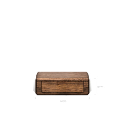 Estuche | Anillo de Compromiso | Nogal