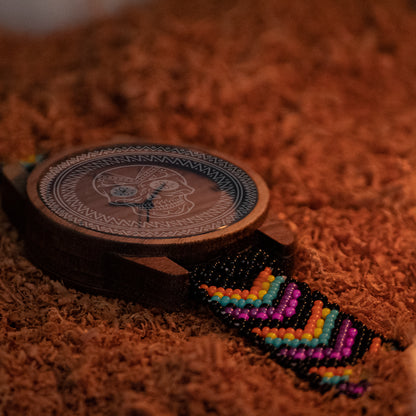 Línea Edición Limitada | Día de Muertos | 50 Piezas | 44mm | Nogal