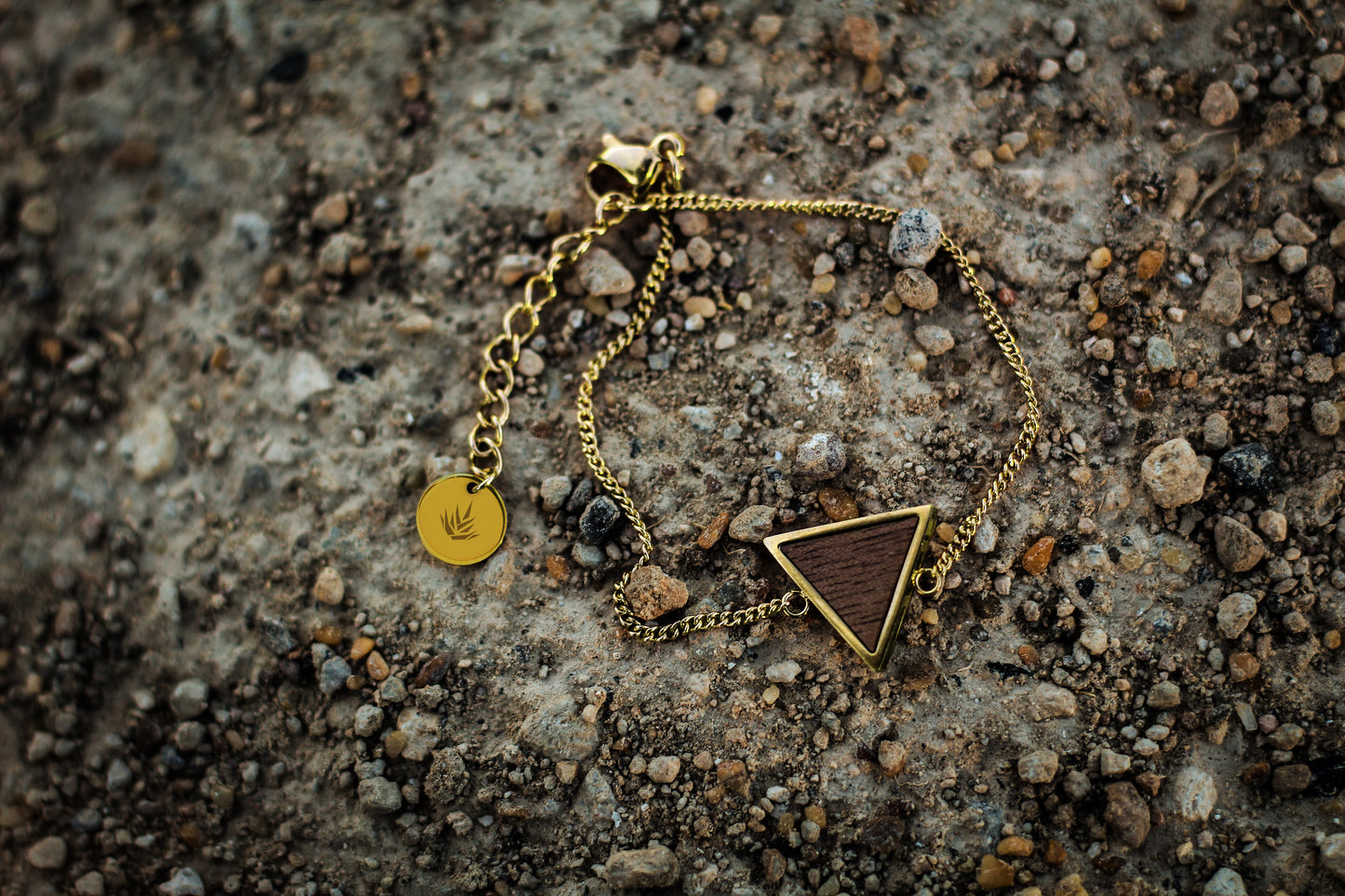 Brazalete | Para ella | Triángulo | Nogal