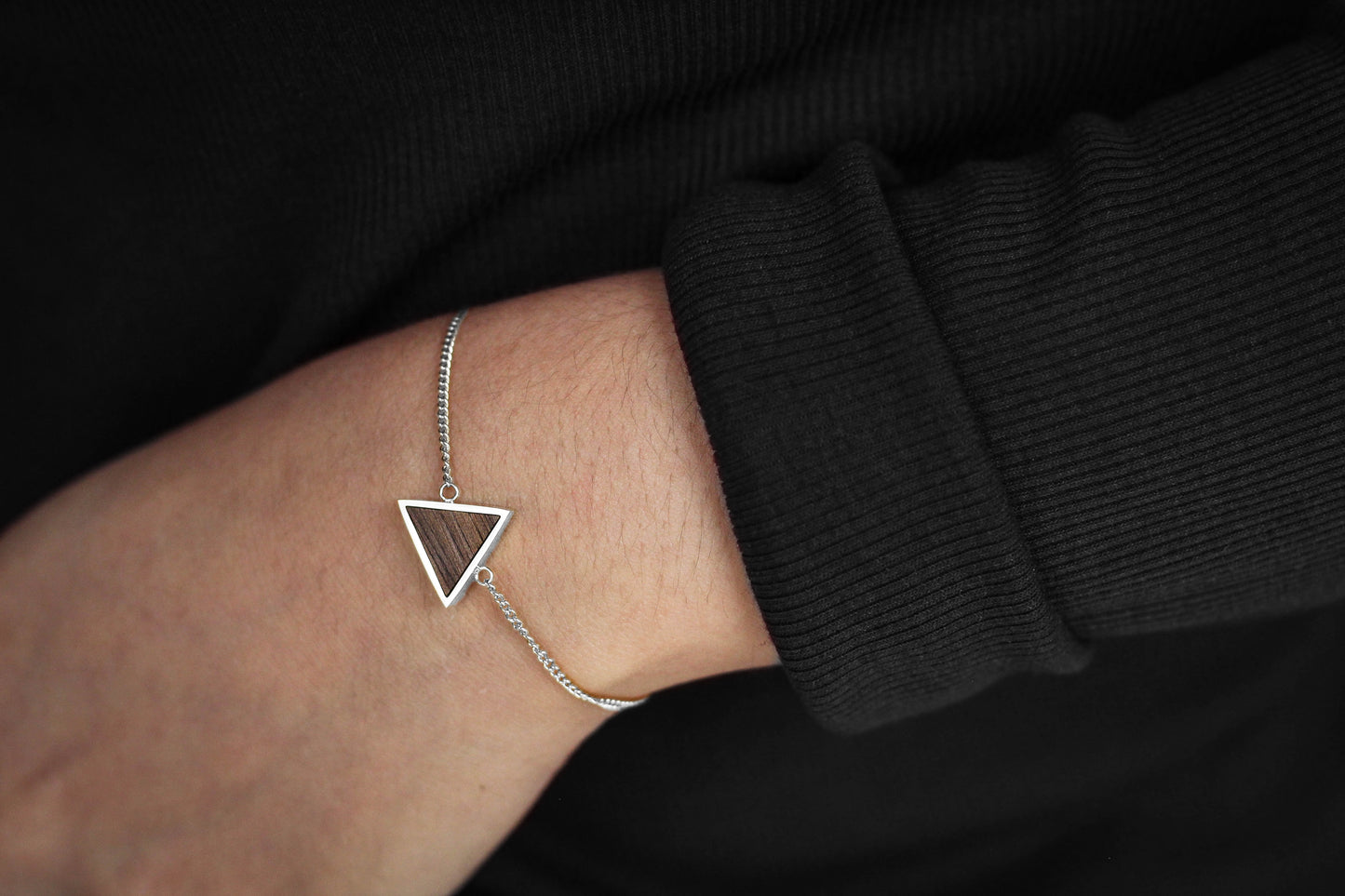 Brazalete | Para ella | Triángulo | Nogal